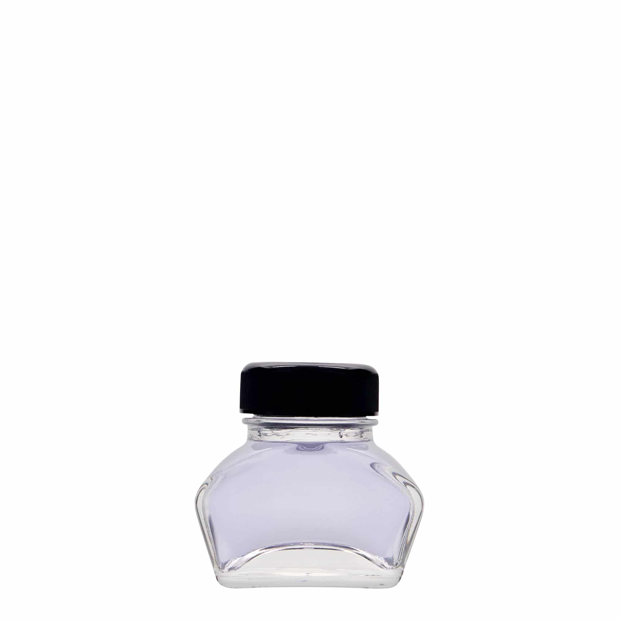 30 ml мастилница, правоаголна, отворање: навојна капа