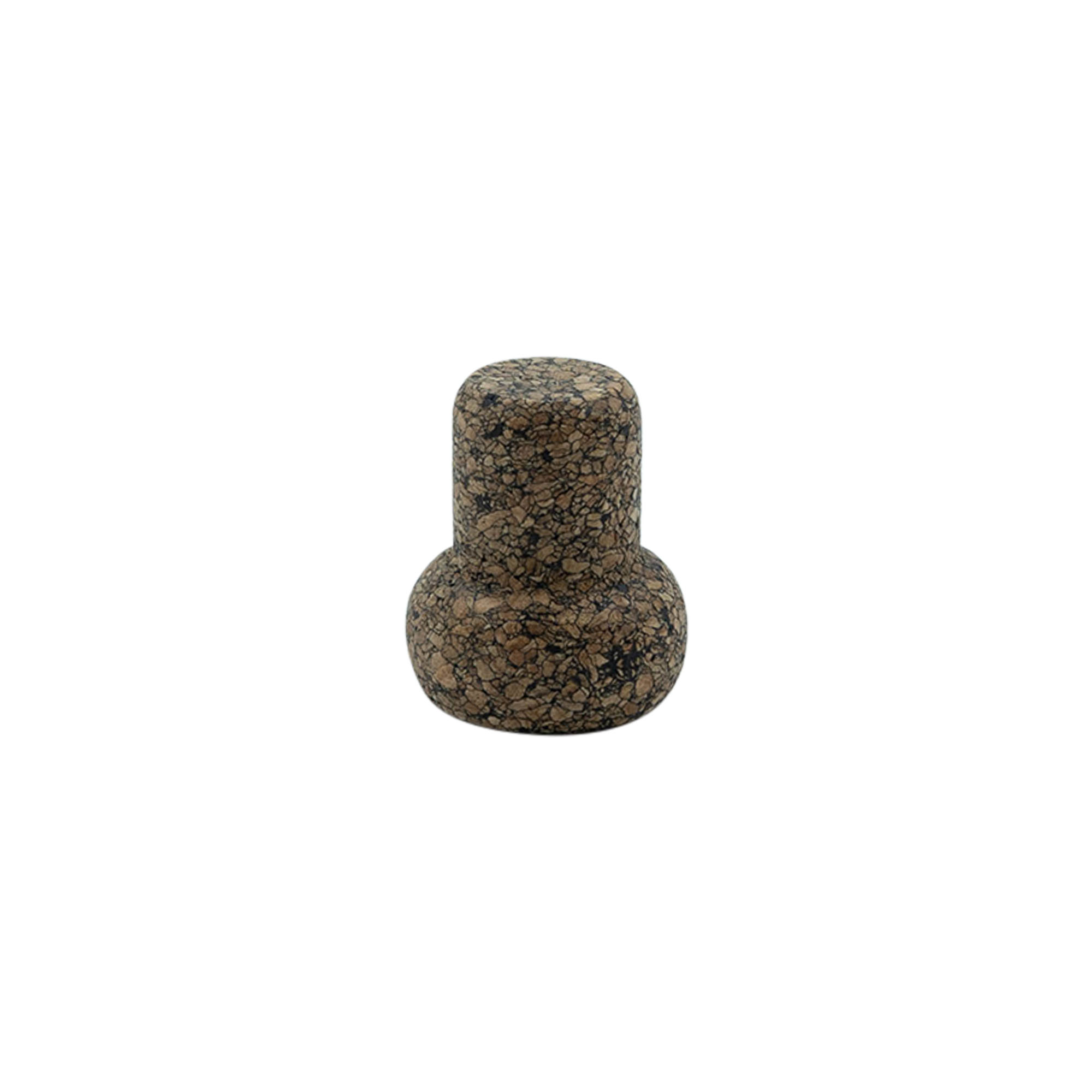 Рачка тапка 'Barrel' 19,5 мм, Corkcoal, за отворање: тапка