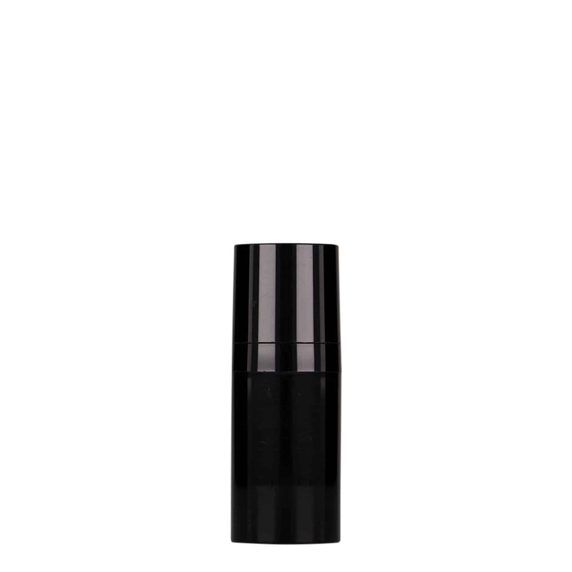 15 ml Airless дозер „Micro“, PP-пластика, црн