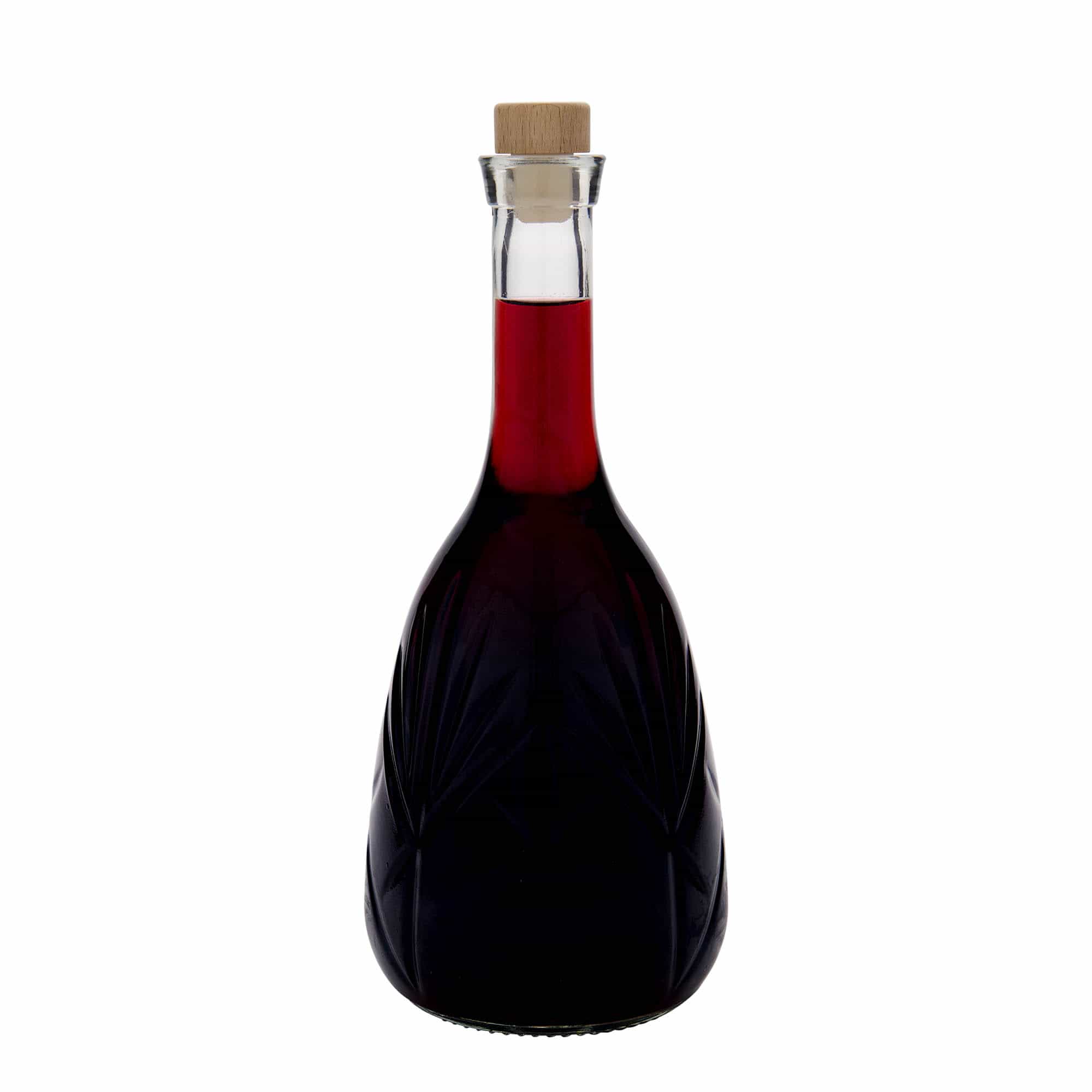 1.000 ml стаклена шише „Reliefa“, отворање: плутка