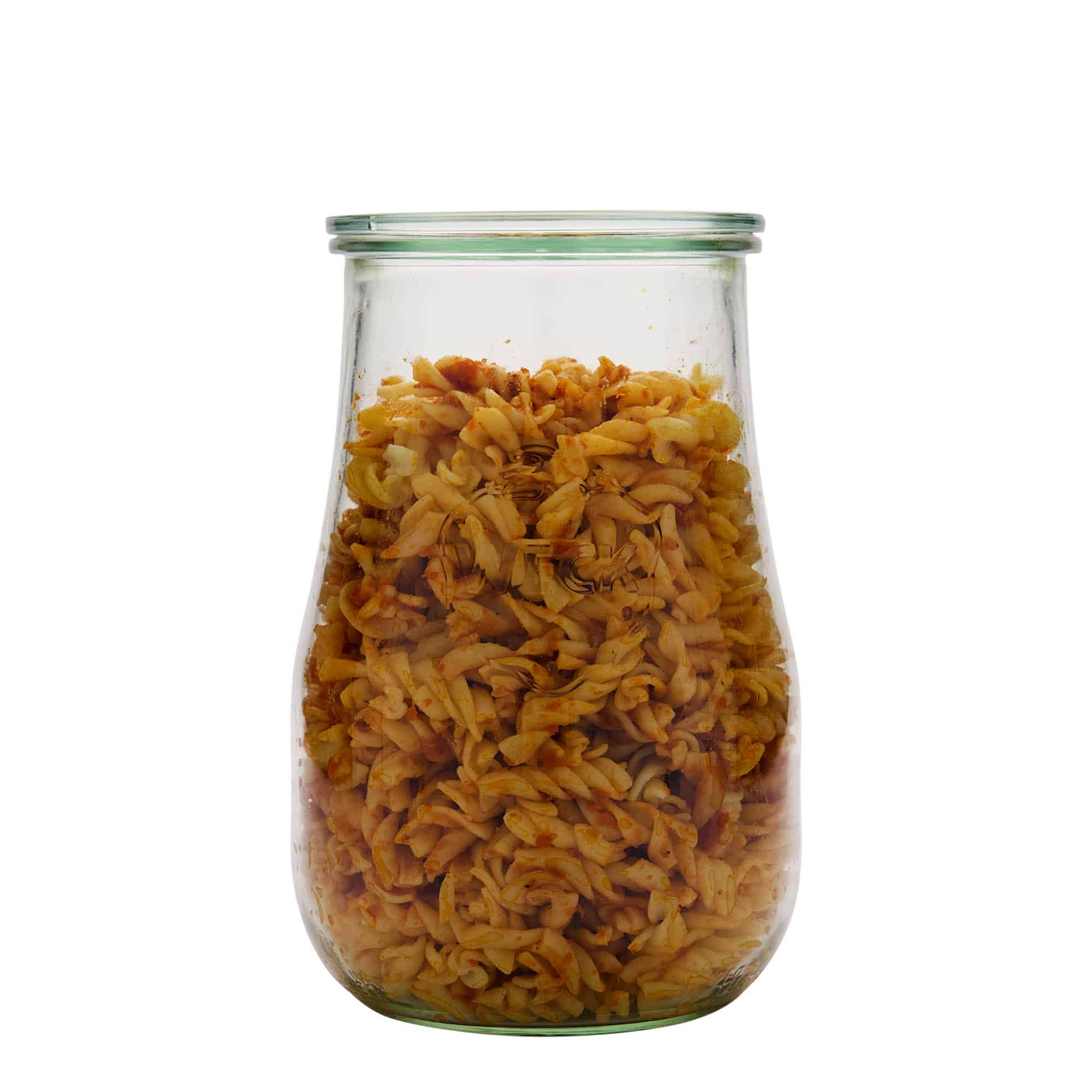 1.750 ml WECK-стаклена тегла со форма на лале, отвор: заоблен раб