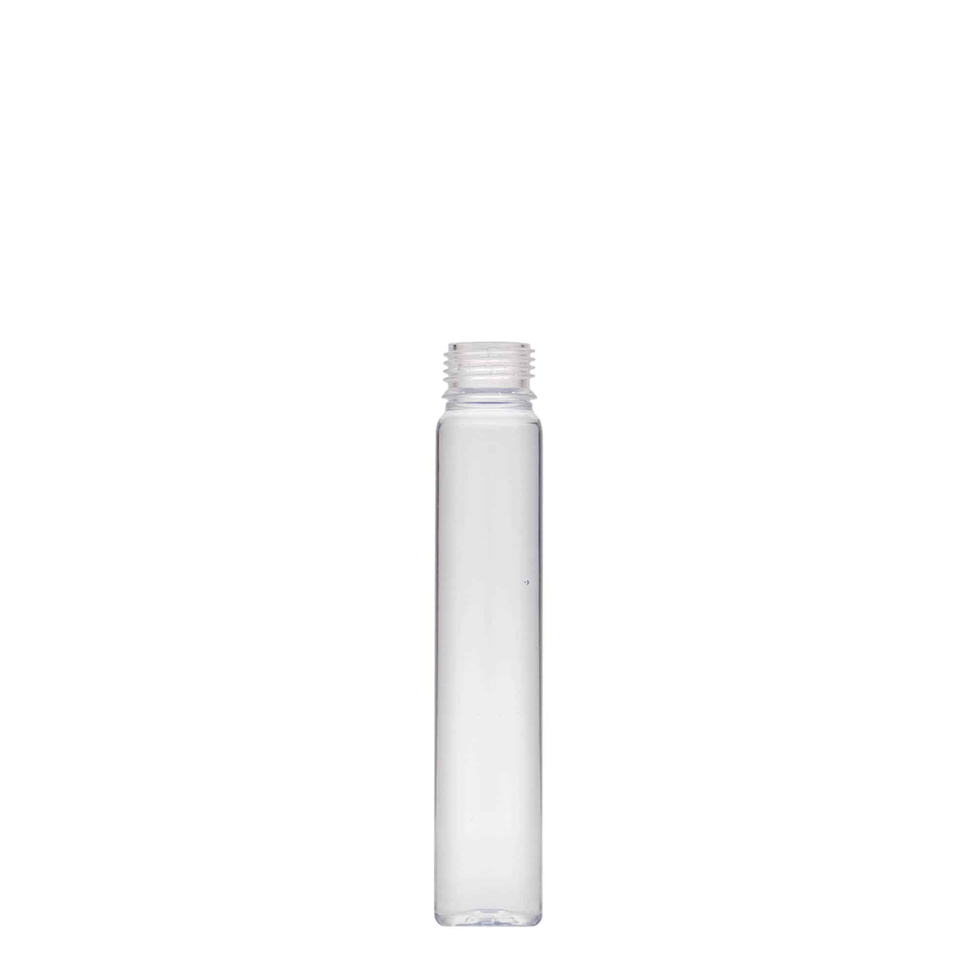 25 ml PET цевка, пластика, отворање: завртка за затворање