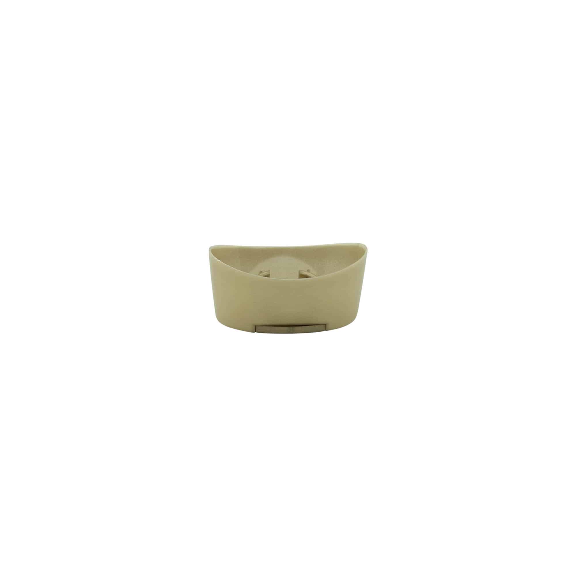 Затворачки шарнир со копче, златен, за: шише со стискање