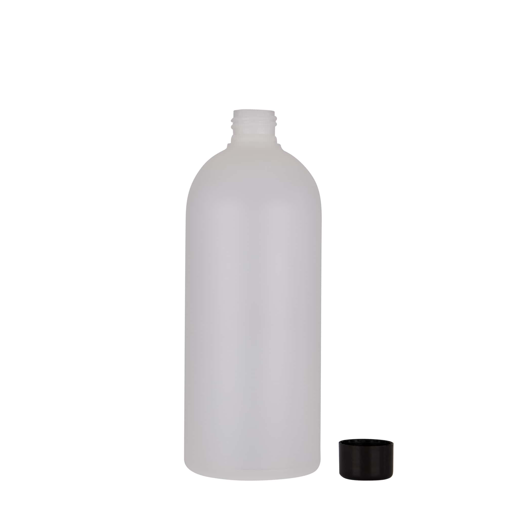 500 ml пластична шише „Tuffy“, HDPE, природно, грло: 24/410