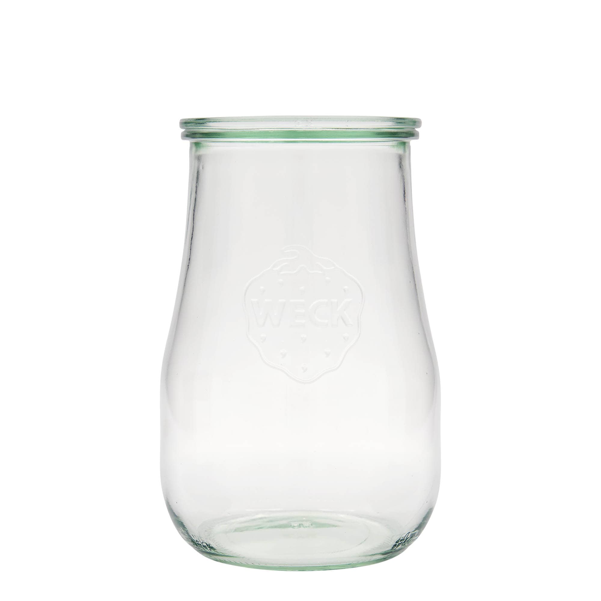 1.750 ml WECK-стаклена тегла со форма на лале, отвор: заоблен раб