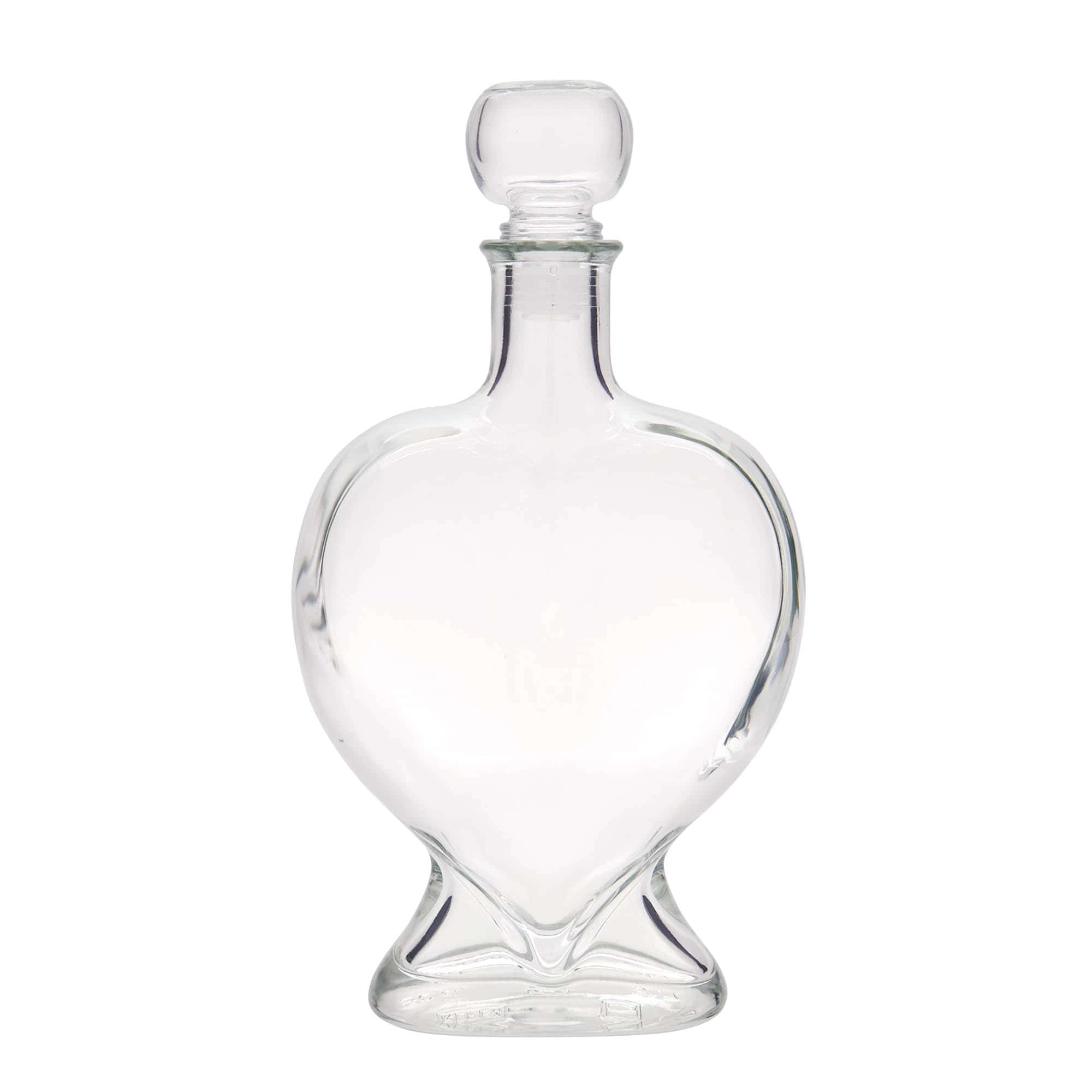 500 ml стаклена шише 'Срце', отворање: корк