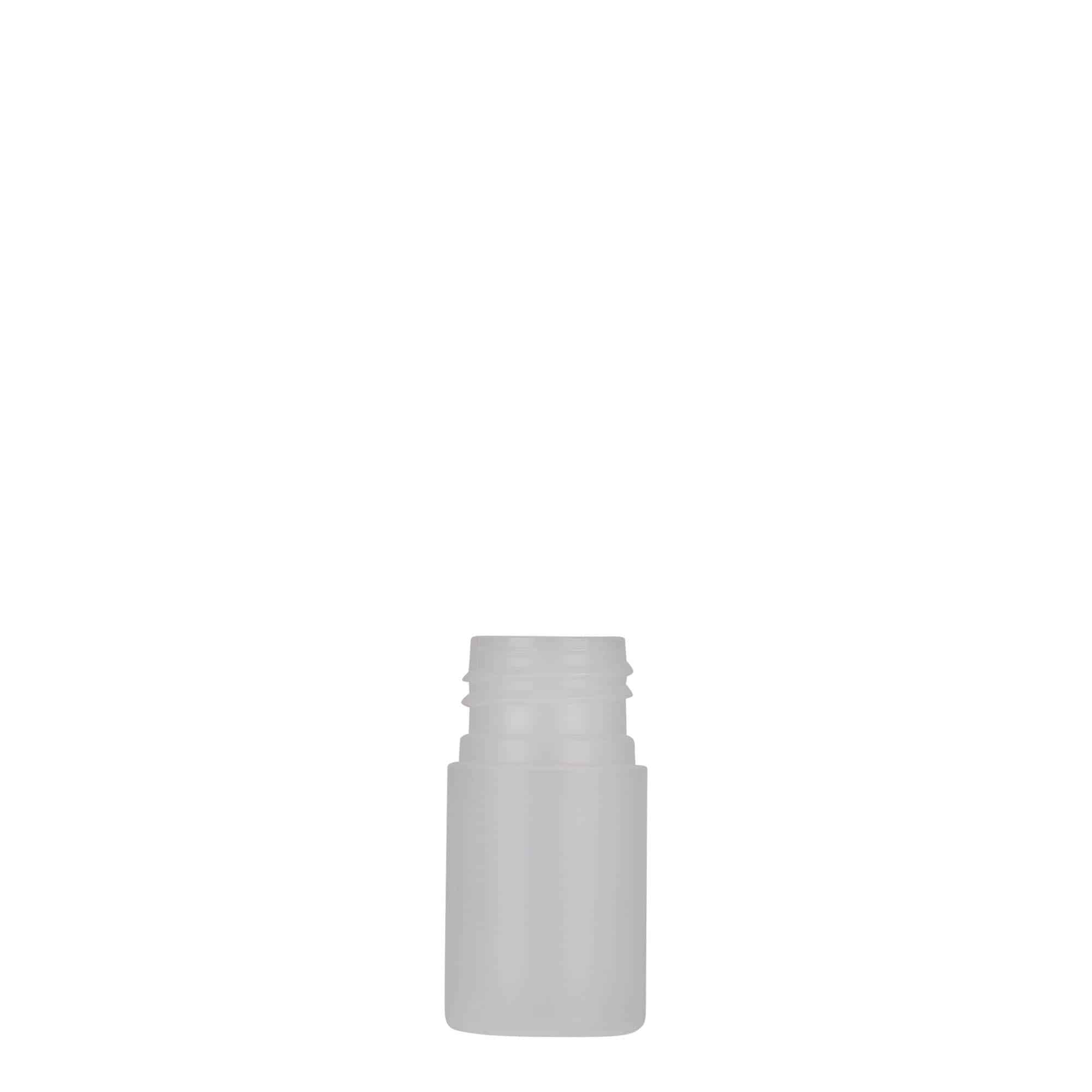 15 ml пластична шише „Tuffy“, HDPE, природна боја, отвор: 24/410