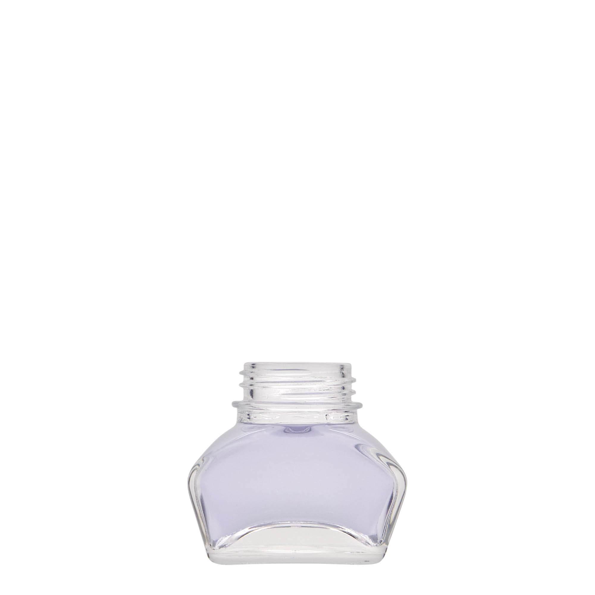 30 ml мастилница, правоаголна, отворање: навојна капа