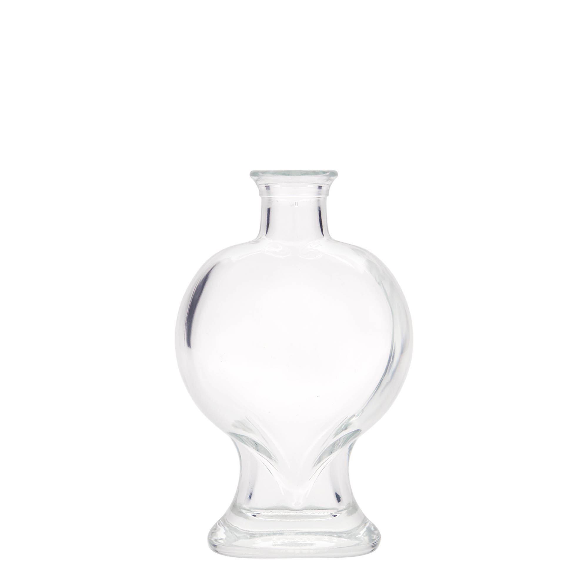 200 ml стаклена шише „Срце“, отворање: корк