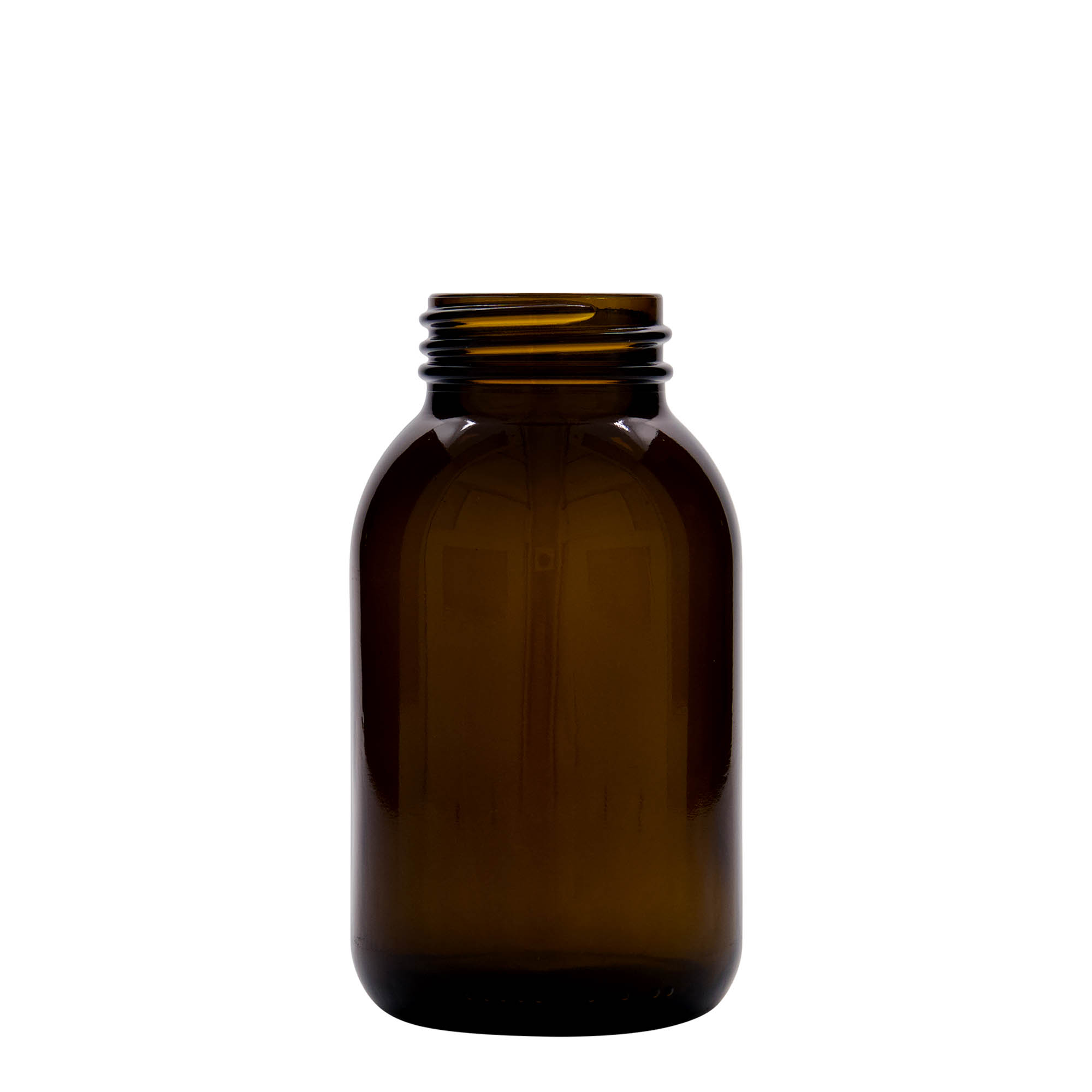 500 ml шише со широк врат, кафеава, отвор: DIN 55