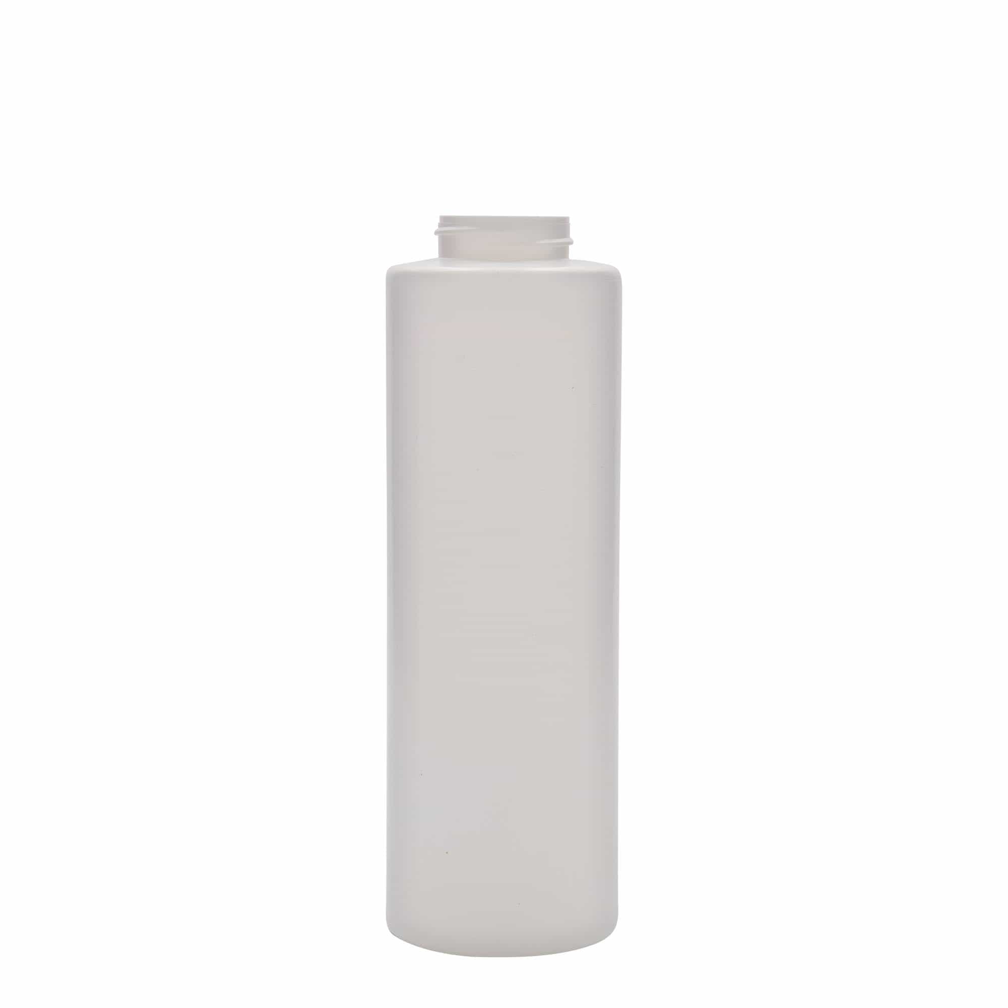 500 ml шише за сос, LDPE пластика, бело, отвор: 38/400