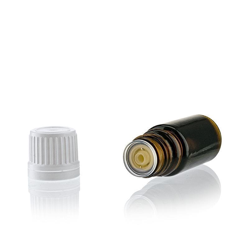 5 ml медицинска шишенце, стакло, кафеава, отвор: DIN 18