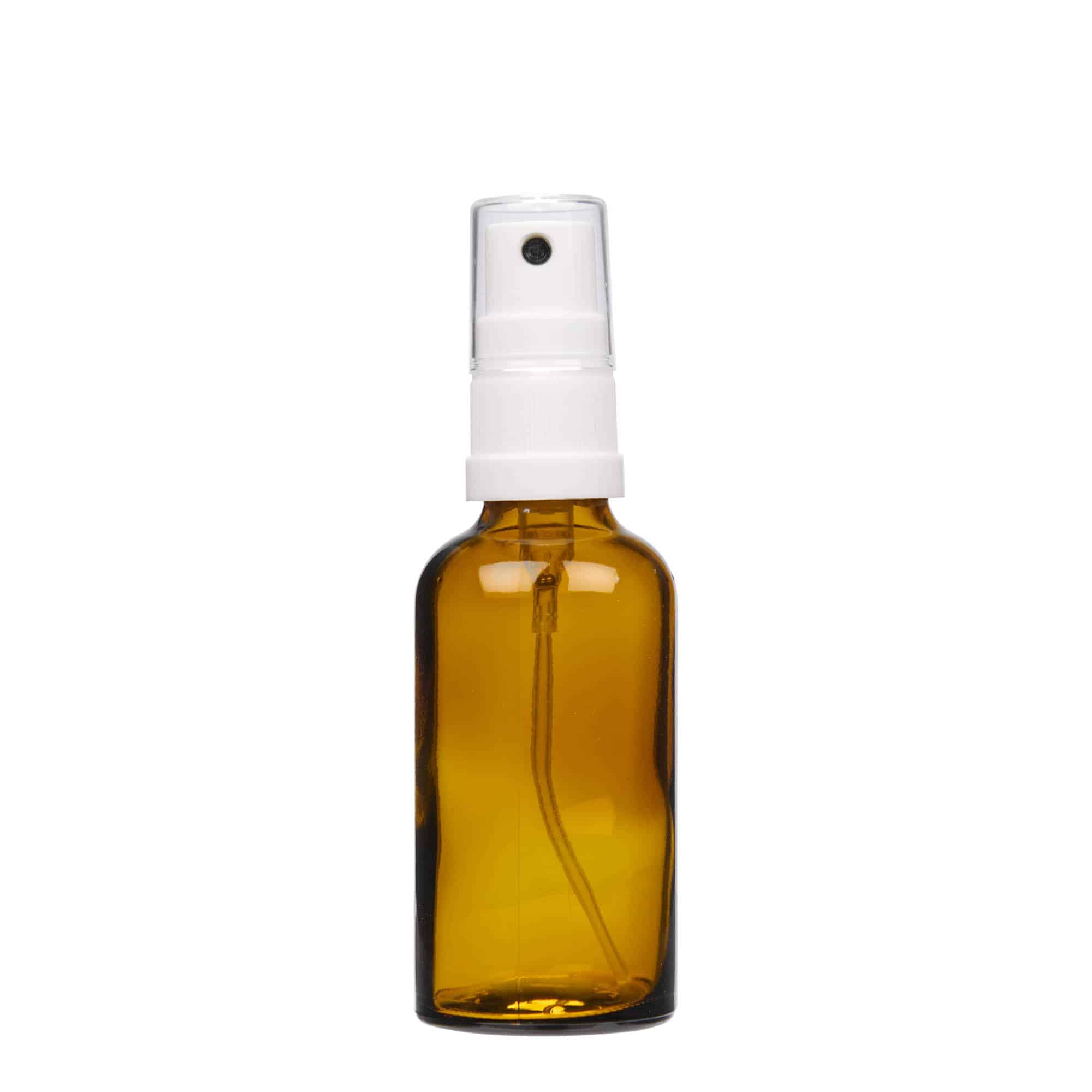 50 ml медицинска шприц-бутилка, стаклена, кафеава, отворање: DIN 18