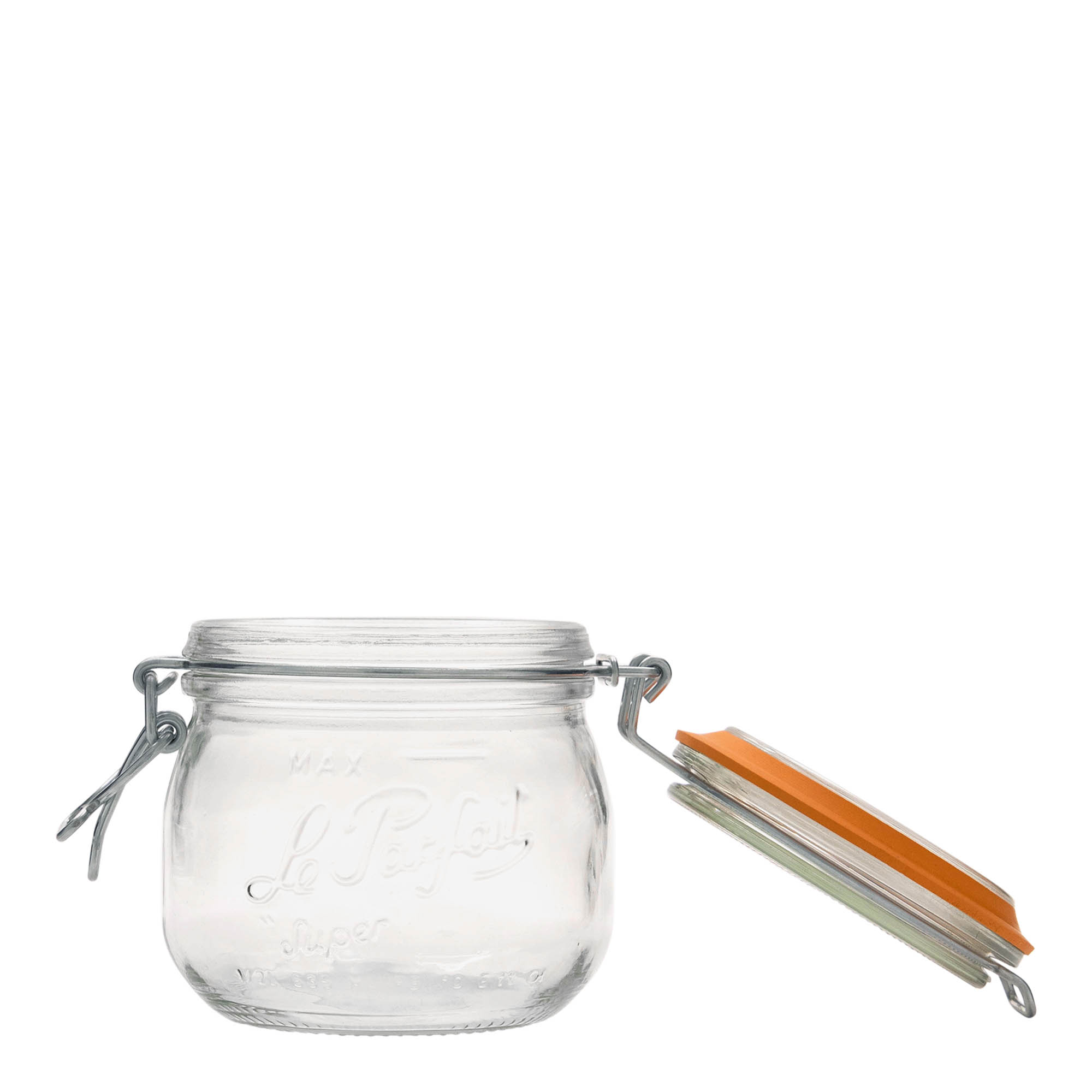 500 ml теглено шише со жичен затворач „Le Parfait Super Bocal“, отвор: жичен затворач