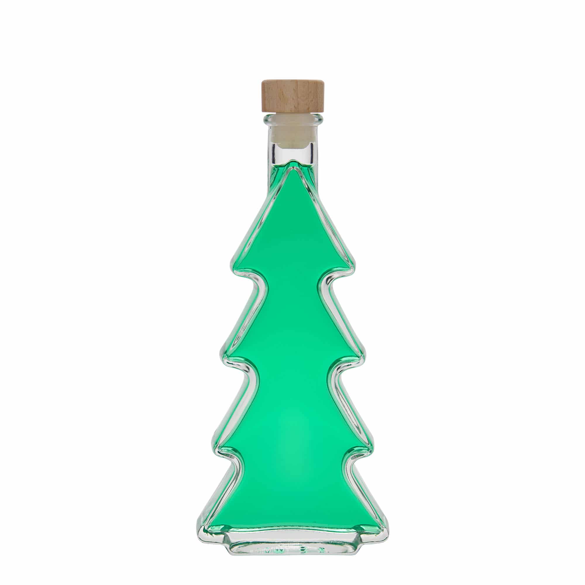 200 ml стаклена шише „Божикно дрво“, отворање: корк