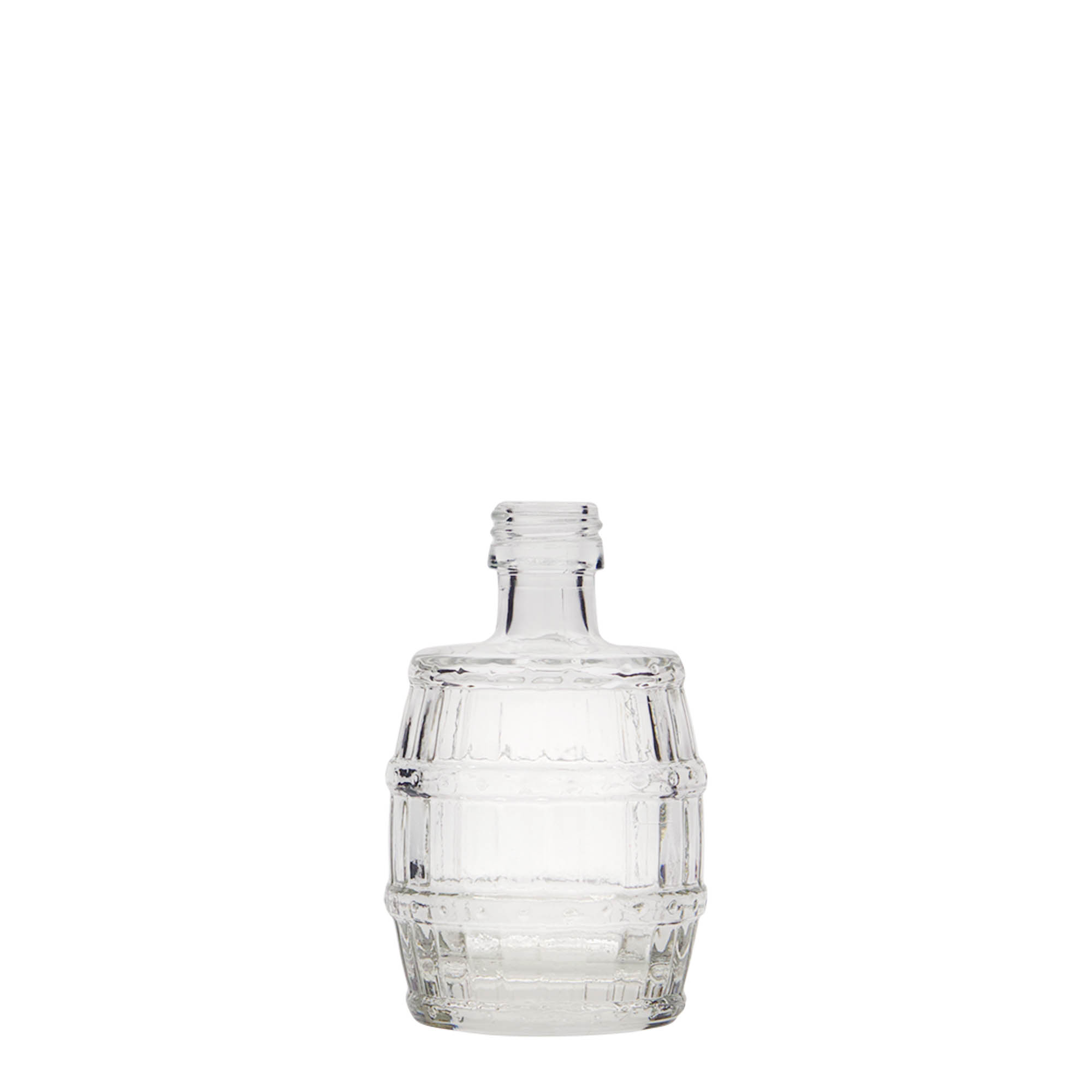 50 ml стаклена шише „Буре“, отвор: PP 18