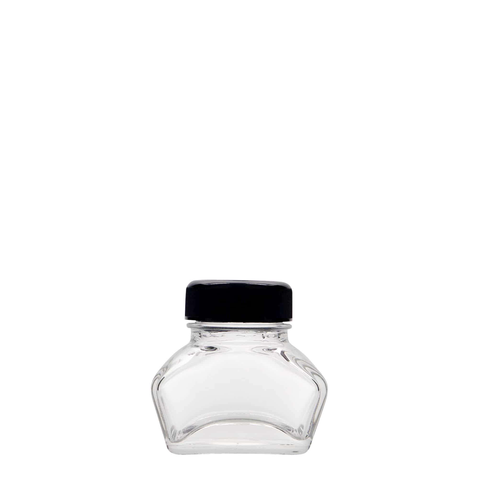 30 ml мастилница, правоаголна, отворање: навојна капа