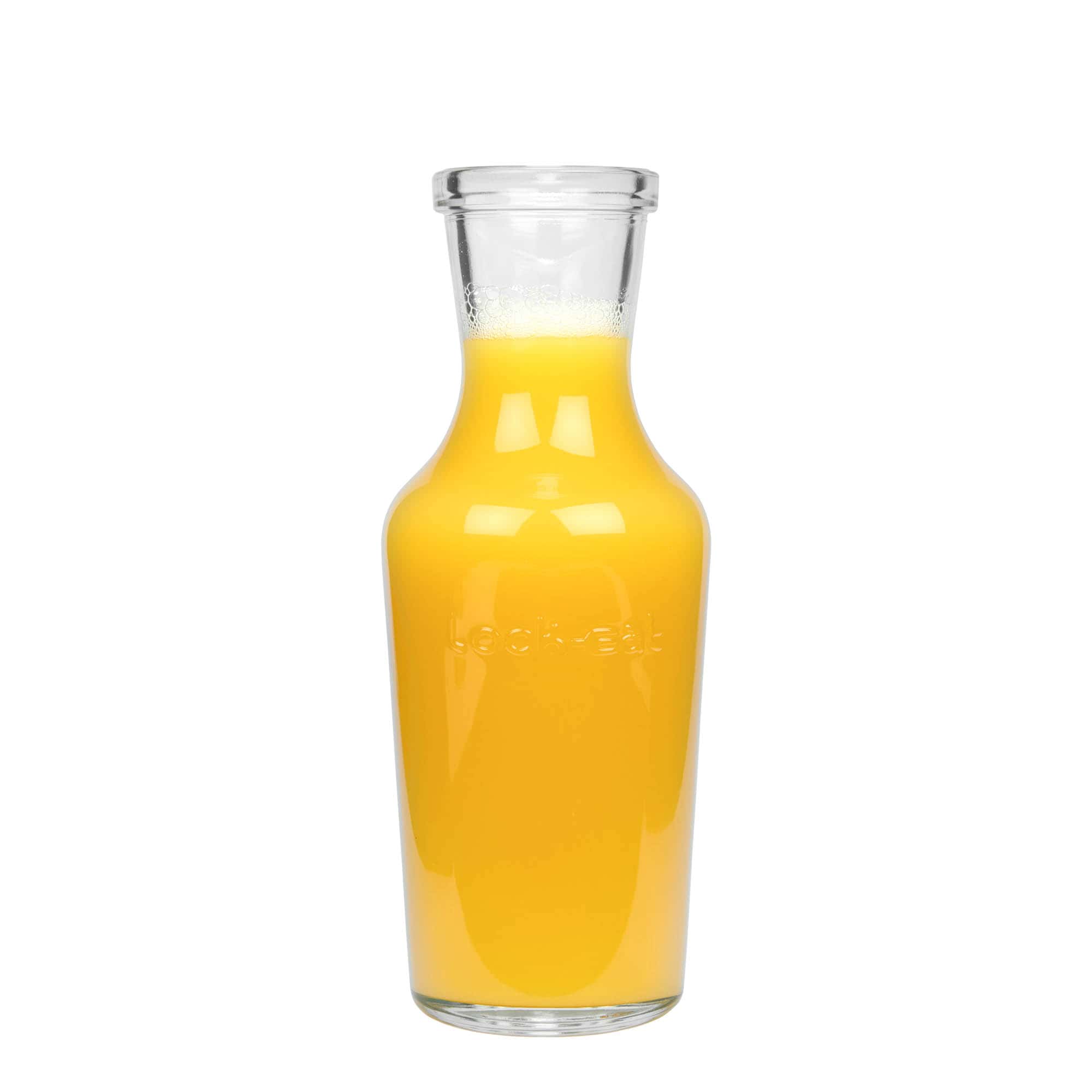 1.000 ml стаклена карафа „Lock-Eat“, отвор: жичен копчест затворач