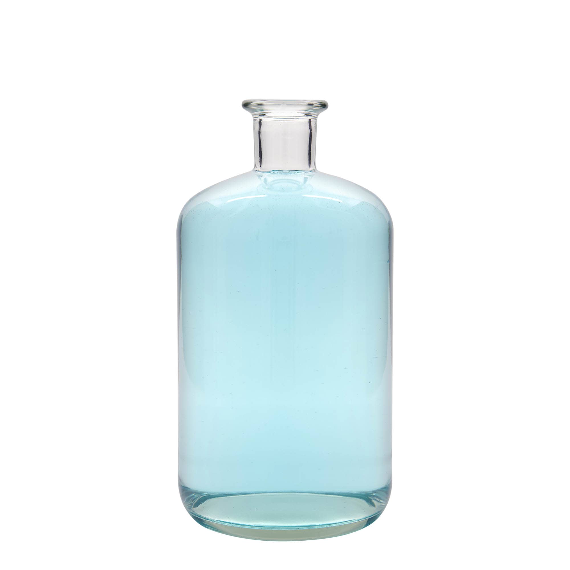 1.500 ml стаклена апотекарска шише, отвор: корк