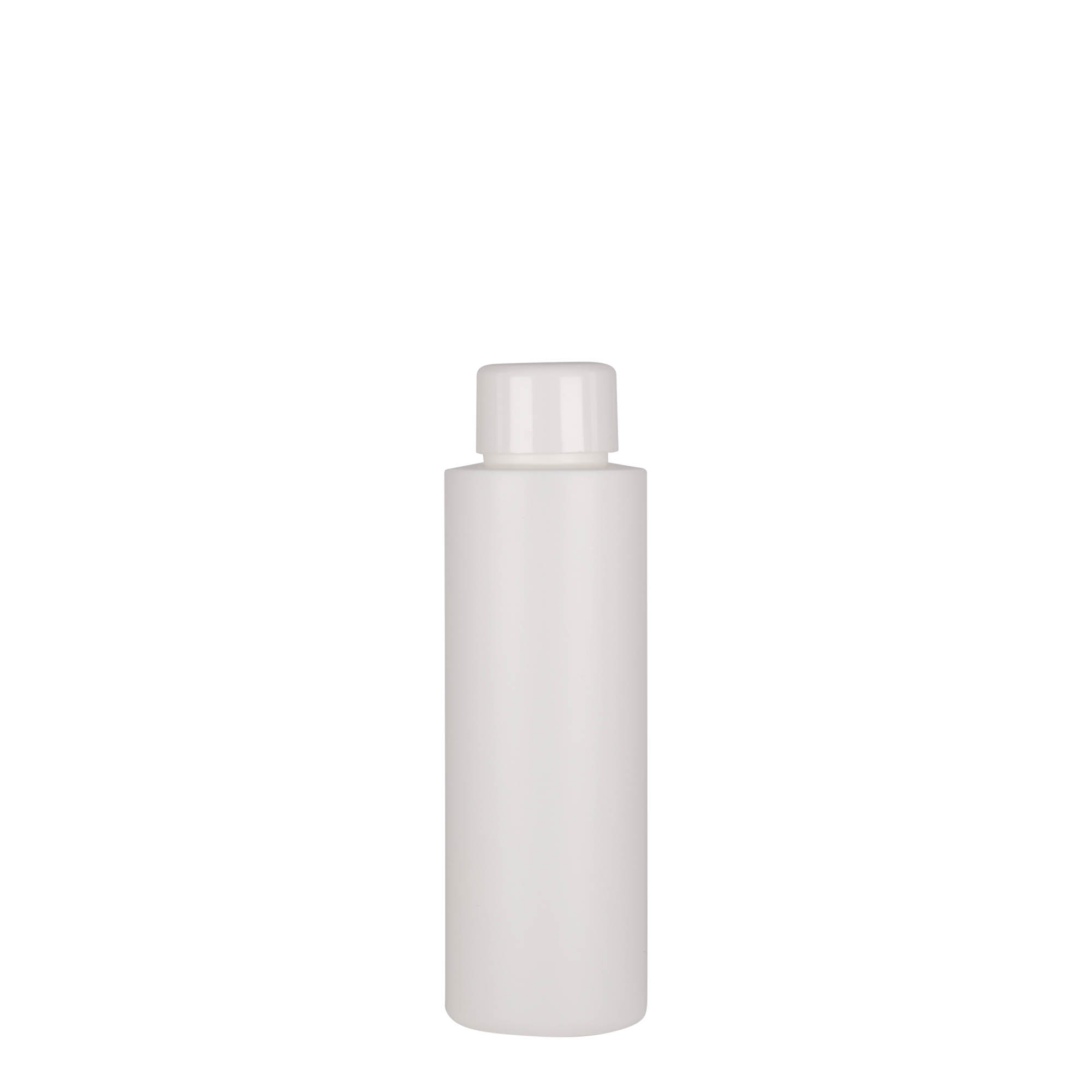 100 мл пластична шише „Pipe“, HDPE, бела, отворање: 24/410