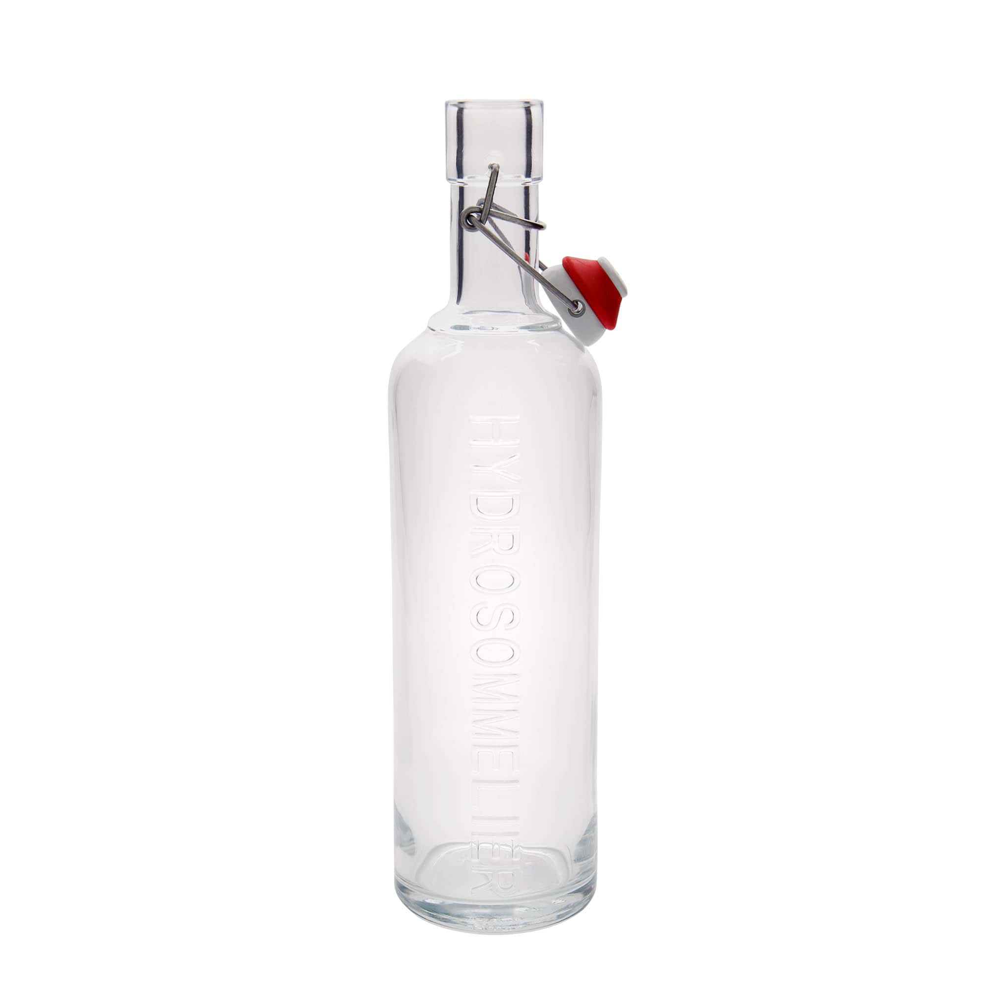 1.000 ml стаклена шише „Optima Hydrosommelier“, отворање: затворач со копча