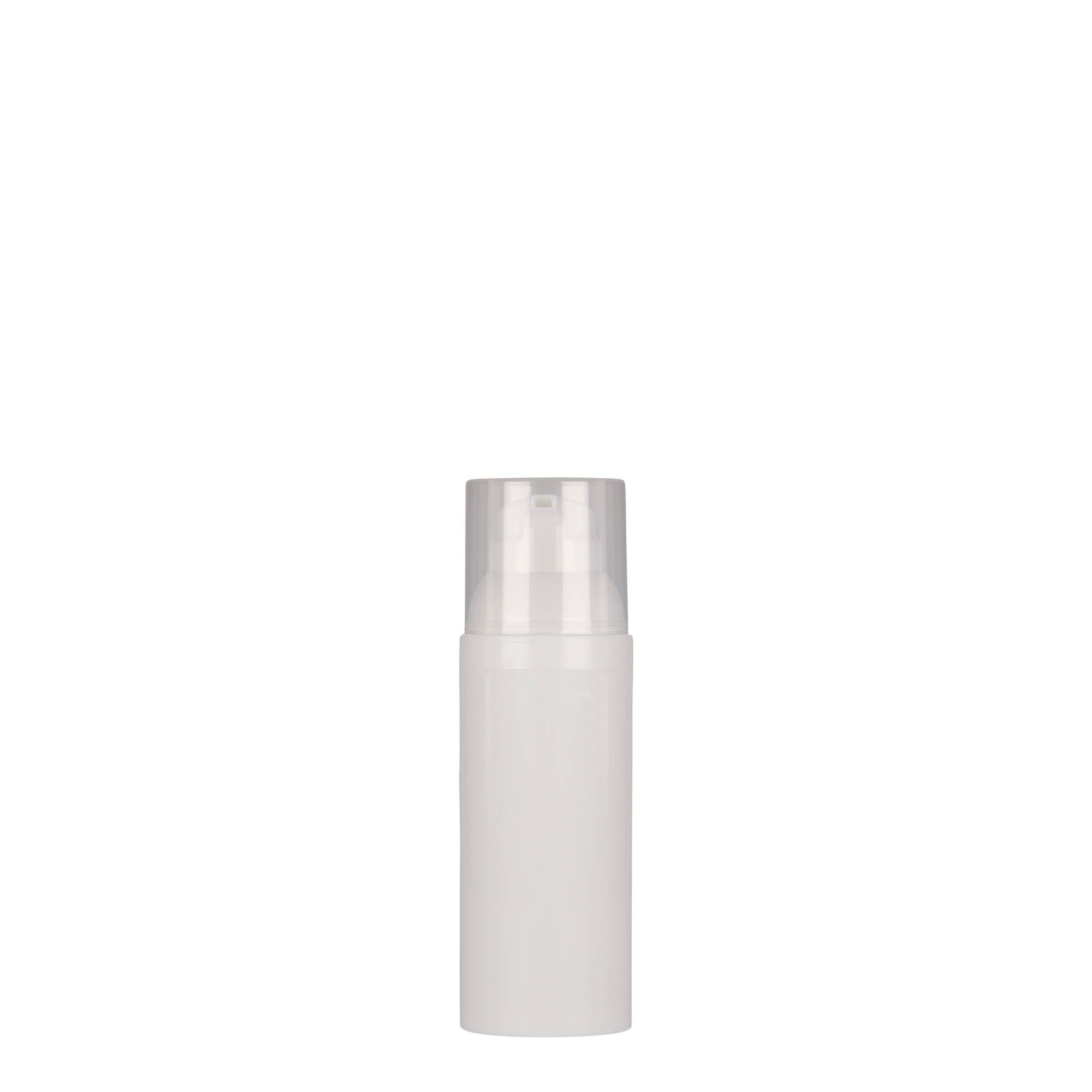 50 ml Airless диспенсер „Mezzo“, PP-пластика, бела