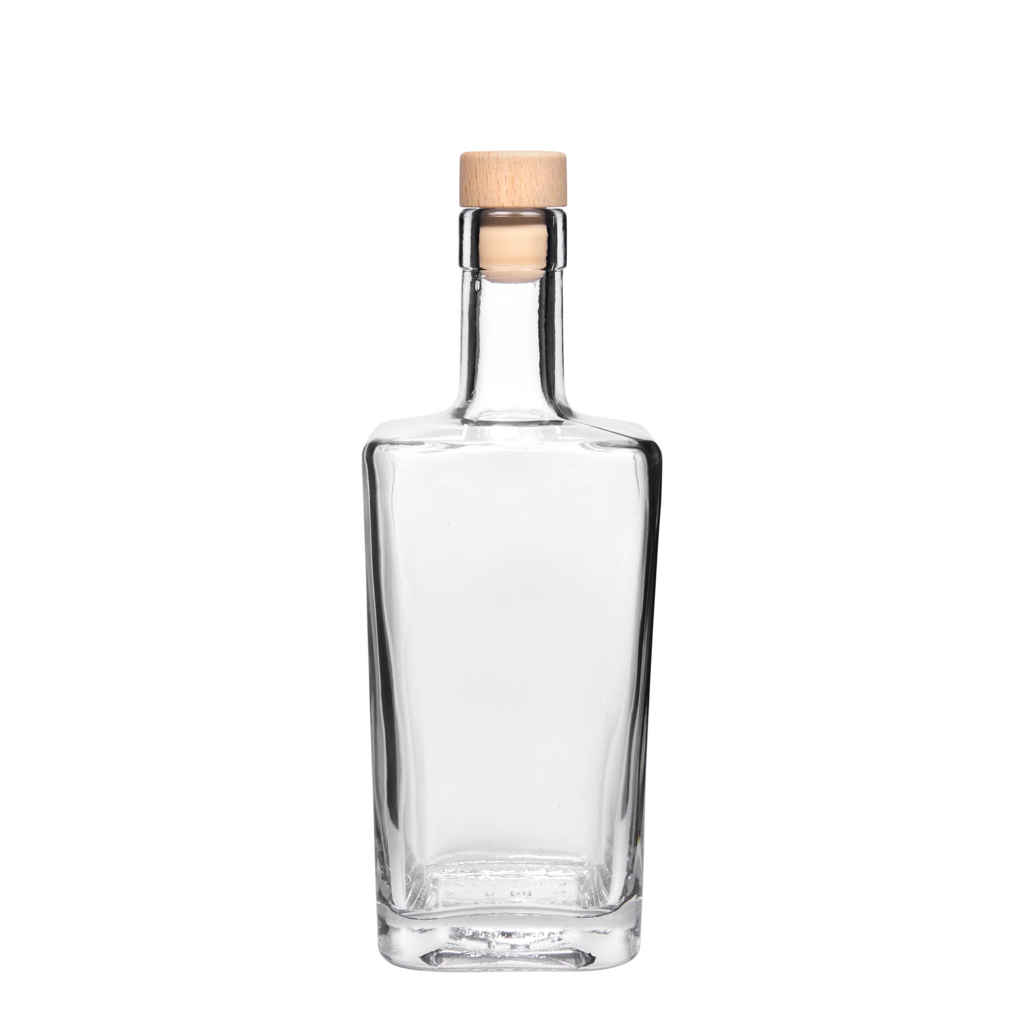 500 ml стаклена шише „Ноел“, квадратна, отворање: плута