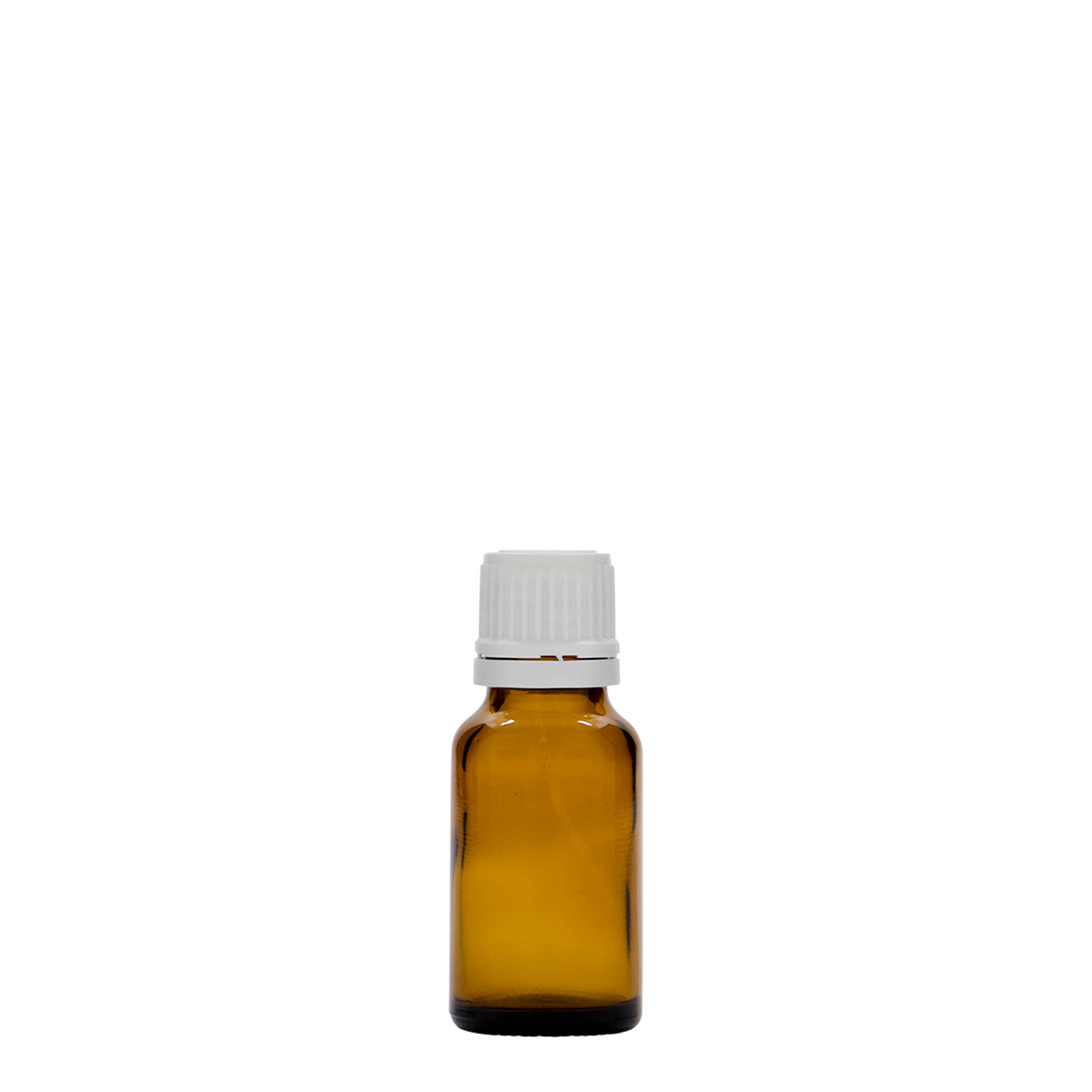 15 ml медицинска шишенце, стаклено, кафеава, грло: DIN 18
