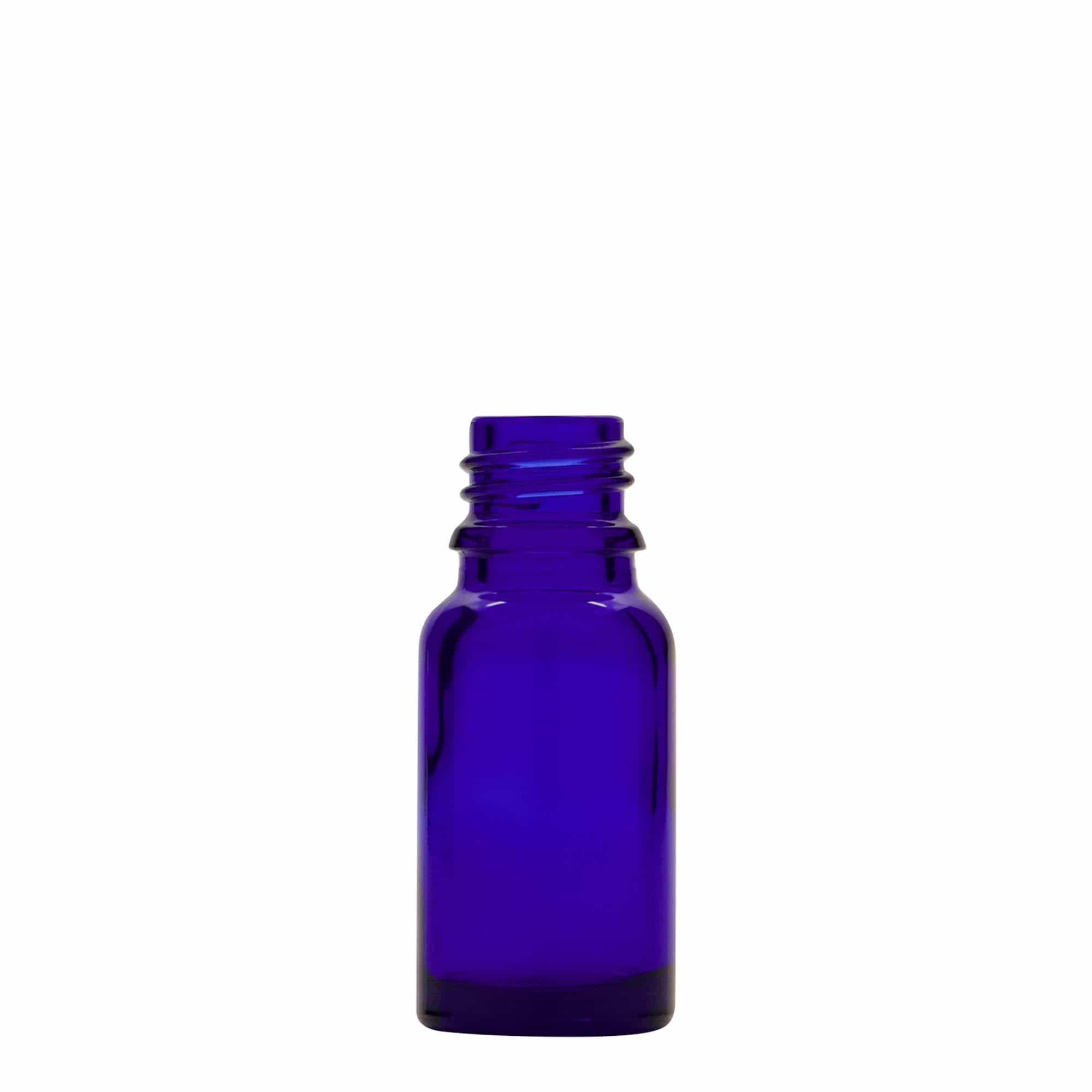 10 ml шишенце со пипета, медицина, стакло, кралско сино-црвено, отворање: DIN 18