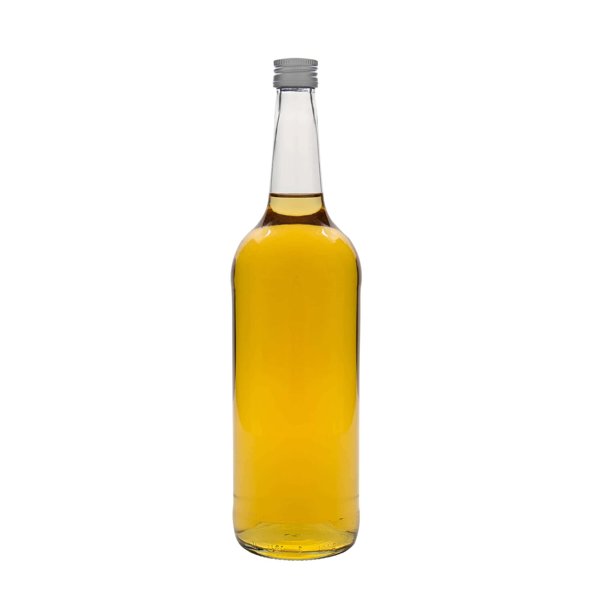 1.000 ml стаклена шише со прав врат, отвор: PP 28