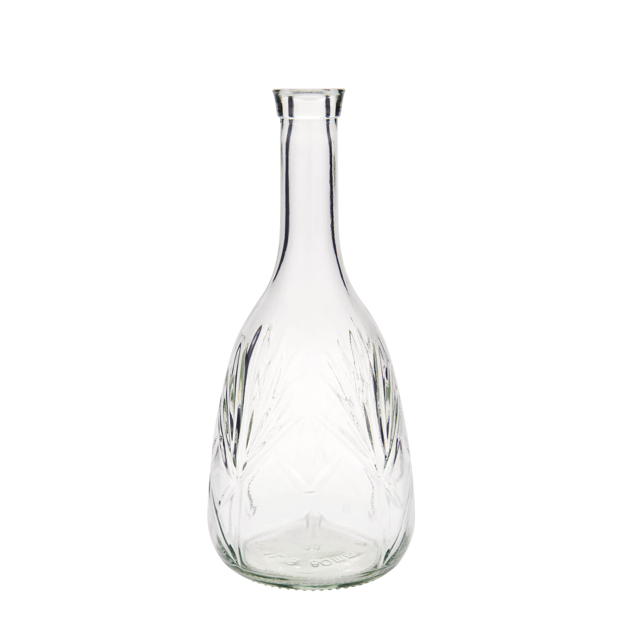 1.000 ml стаклена шише „Reliefa“, отворање: плутка