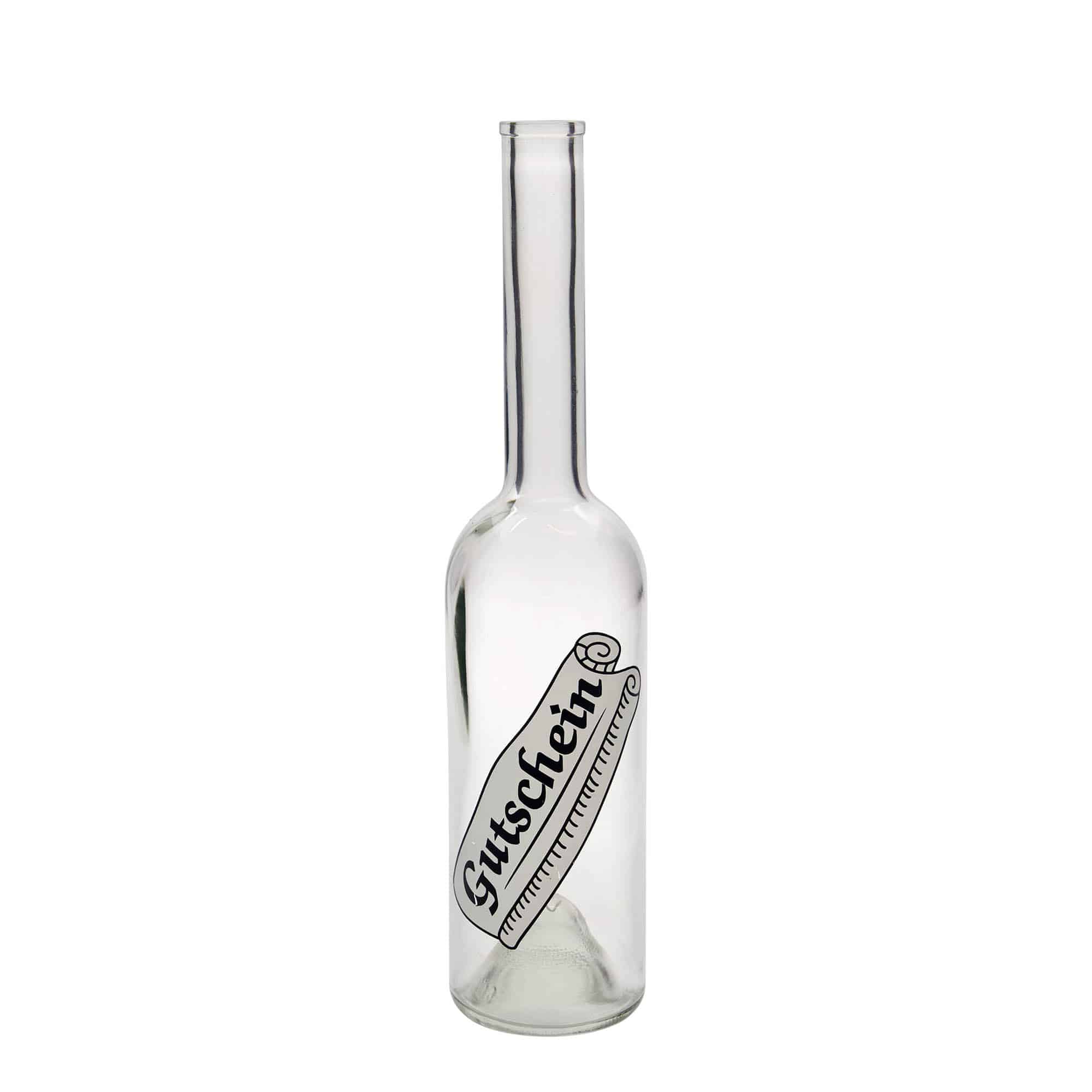 500 ml стаклена шише „Опера“, мотив: ваучер, отворање: корк