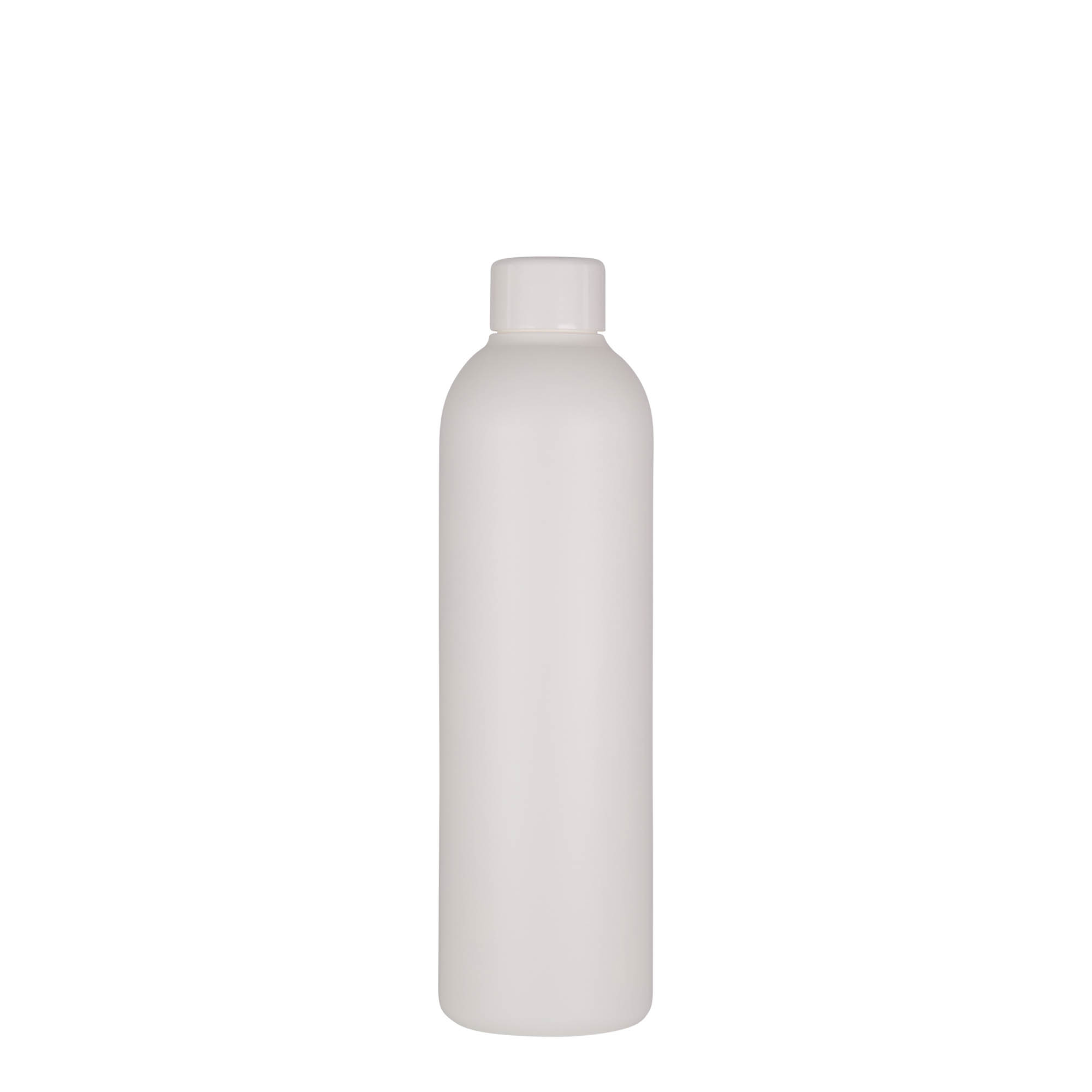 250 мл пластична шише „Tuffy“, HDPE, бела, отворање: 24/410