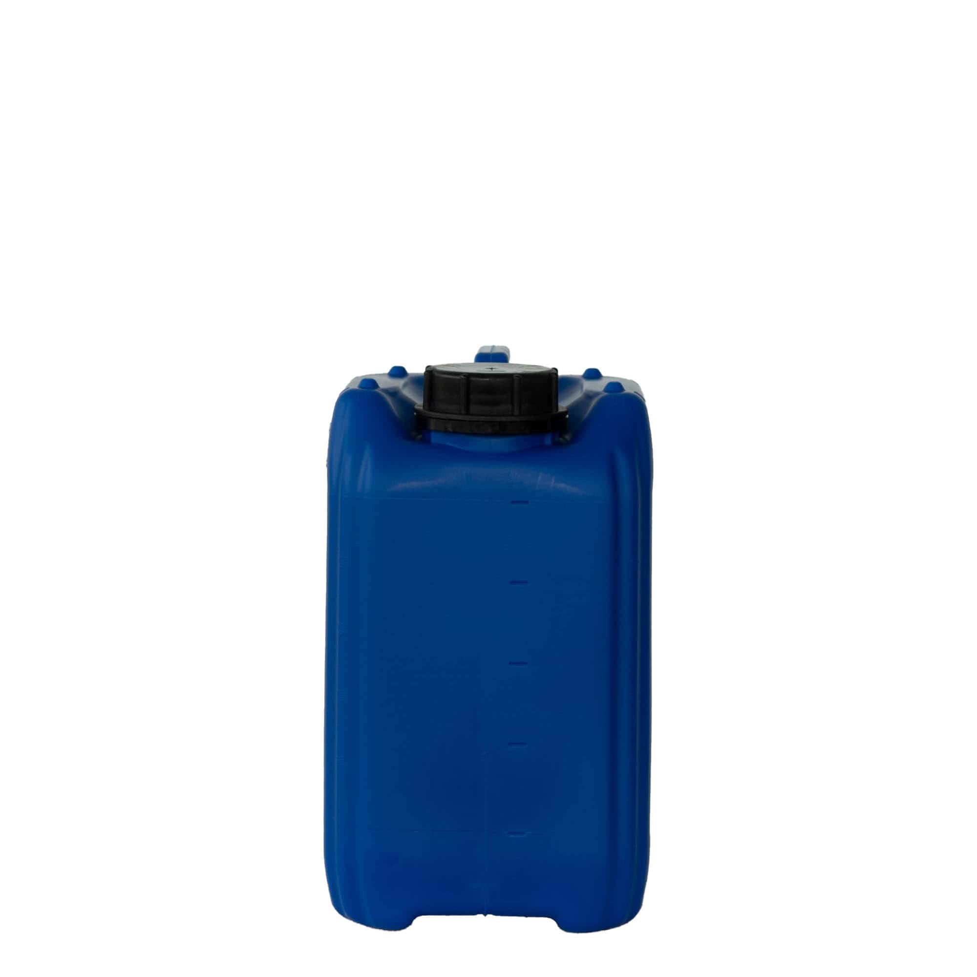 5 л канистер, правоаголен, HDPE-пластика, син, отвoр: ND 55
