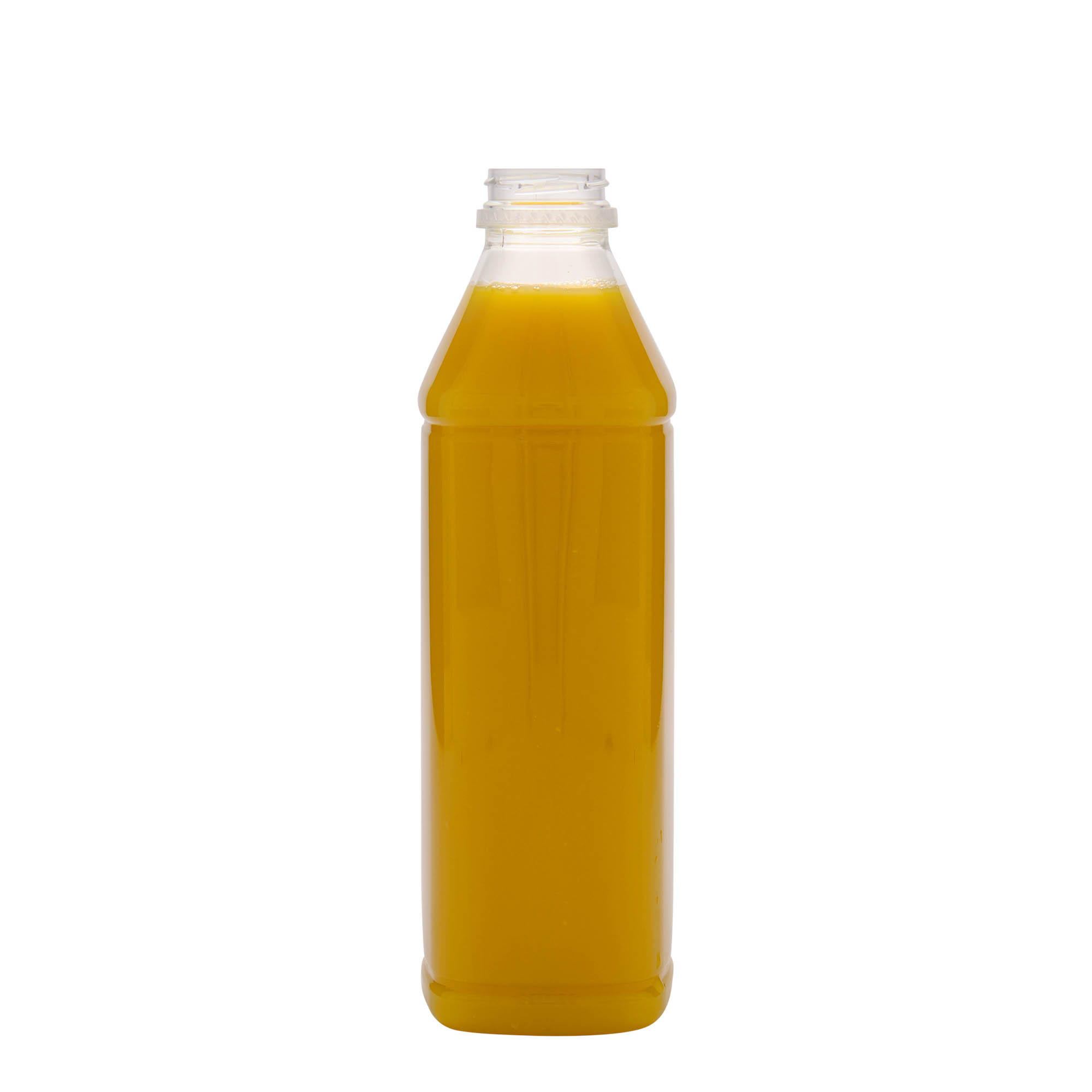1.000 ml PET шише „Milk and Juice Carré“, квадратно, пластика, отвор: 38 мм