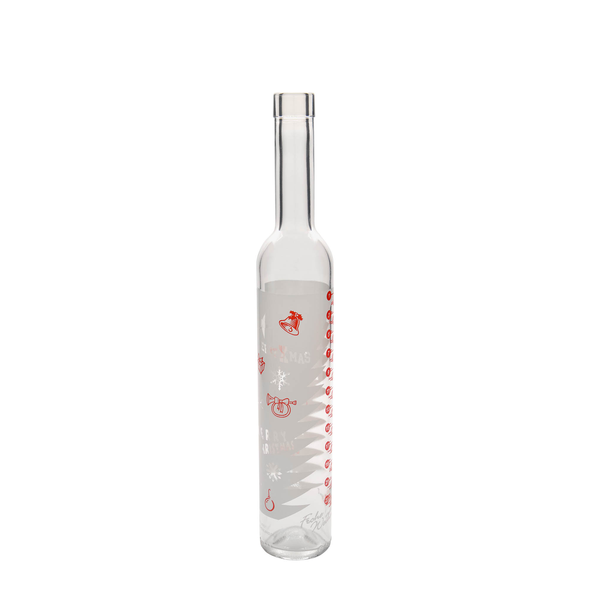 500 ml стаклена шишe Maximo со печат „Адвент календар“, отворање: чеп