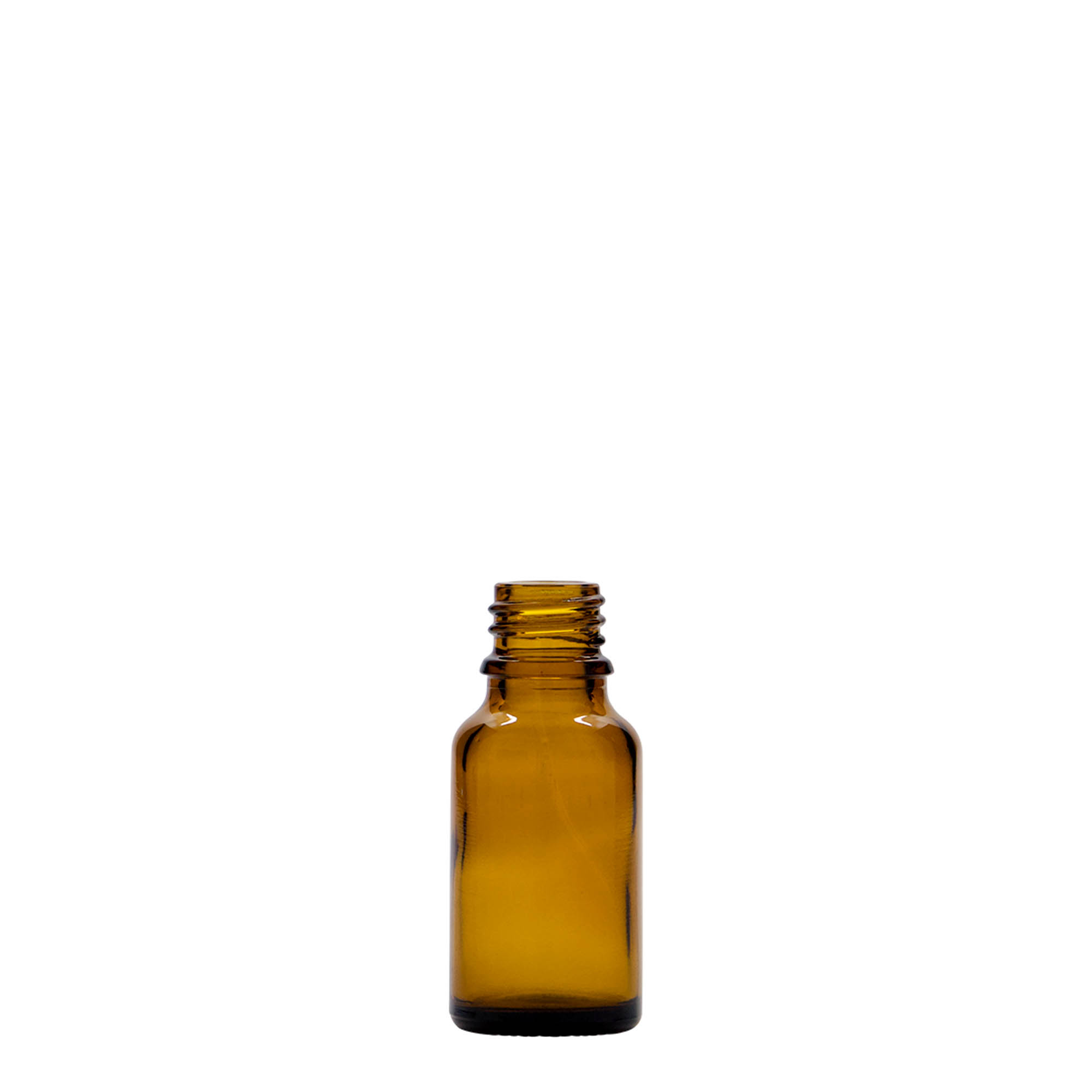15 ml медицинска шишенце, стаклено, кафеава, грло: DIN 18