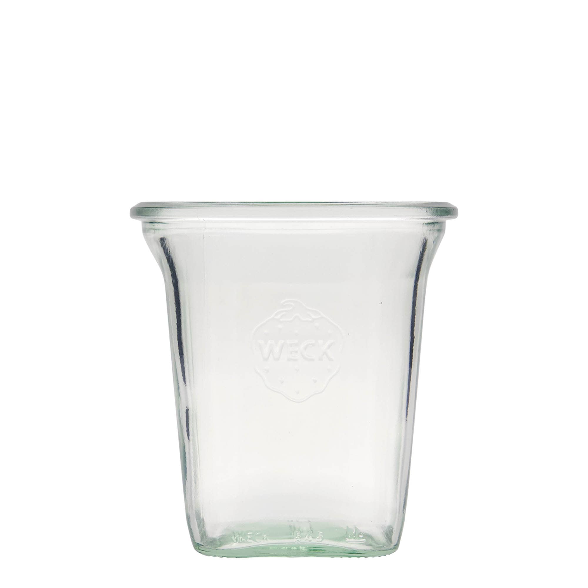 6x 545 ml WECK Quadro стаклена тегла со стаклен капак RR 100